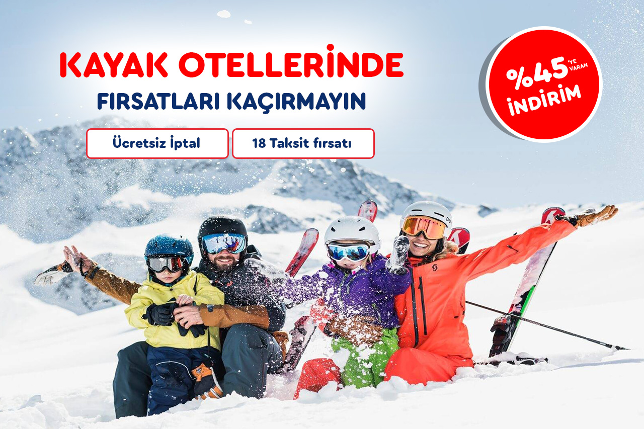 Kayak Otellerinde %45’e varan İndirimler Devam Ediyor