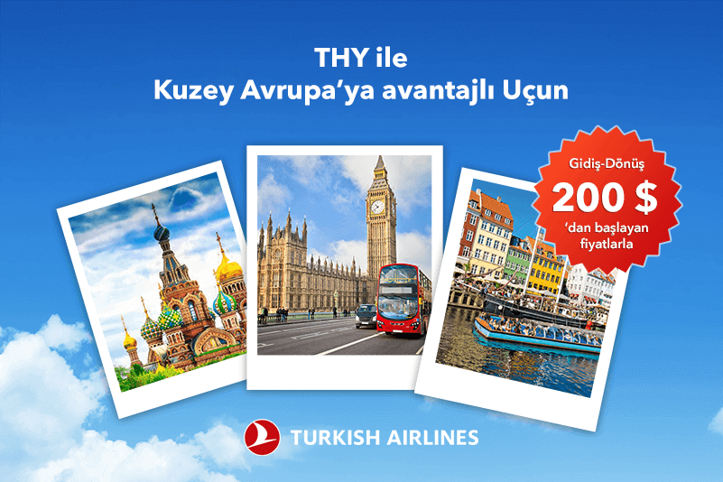 THY Kuzey Avrupa Uçuşlarında İndirim Kampanyası