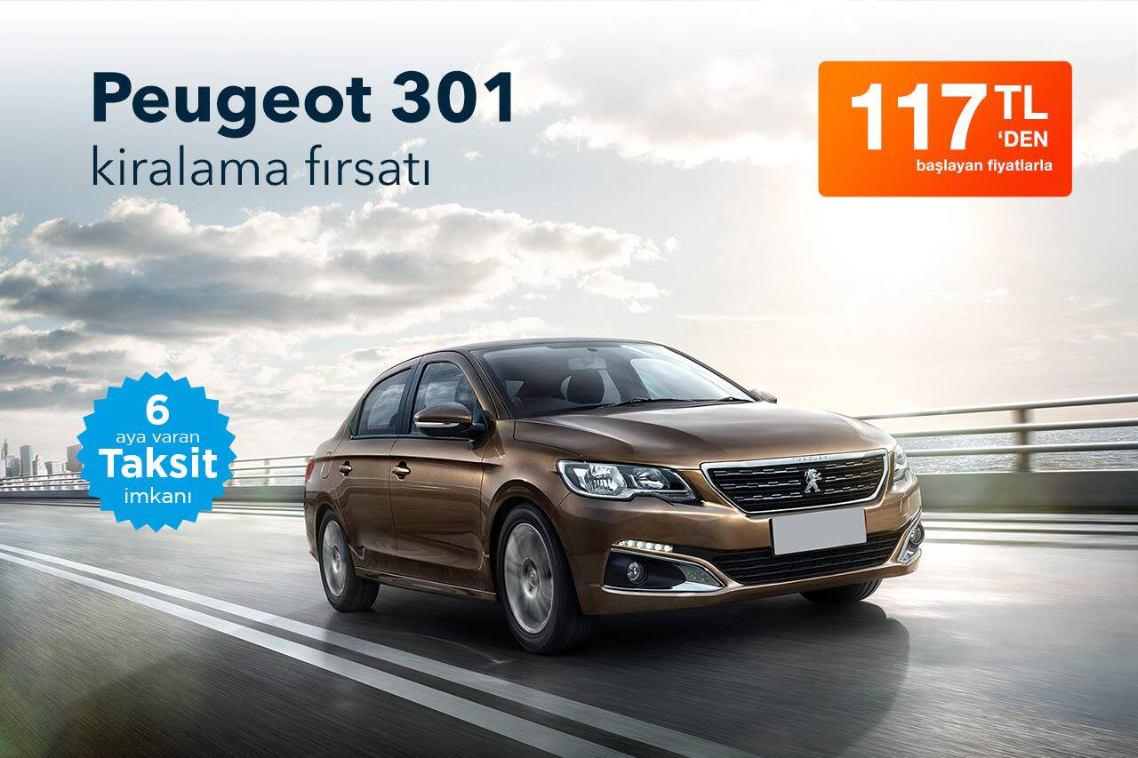Peugeot 301 Kiralama Fırsatı
